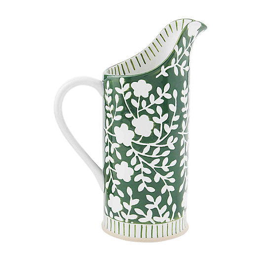 Green Indigo Pitcher