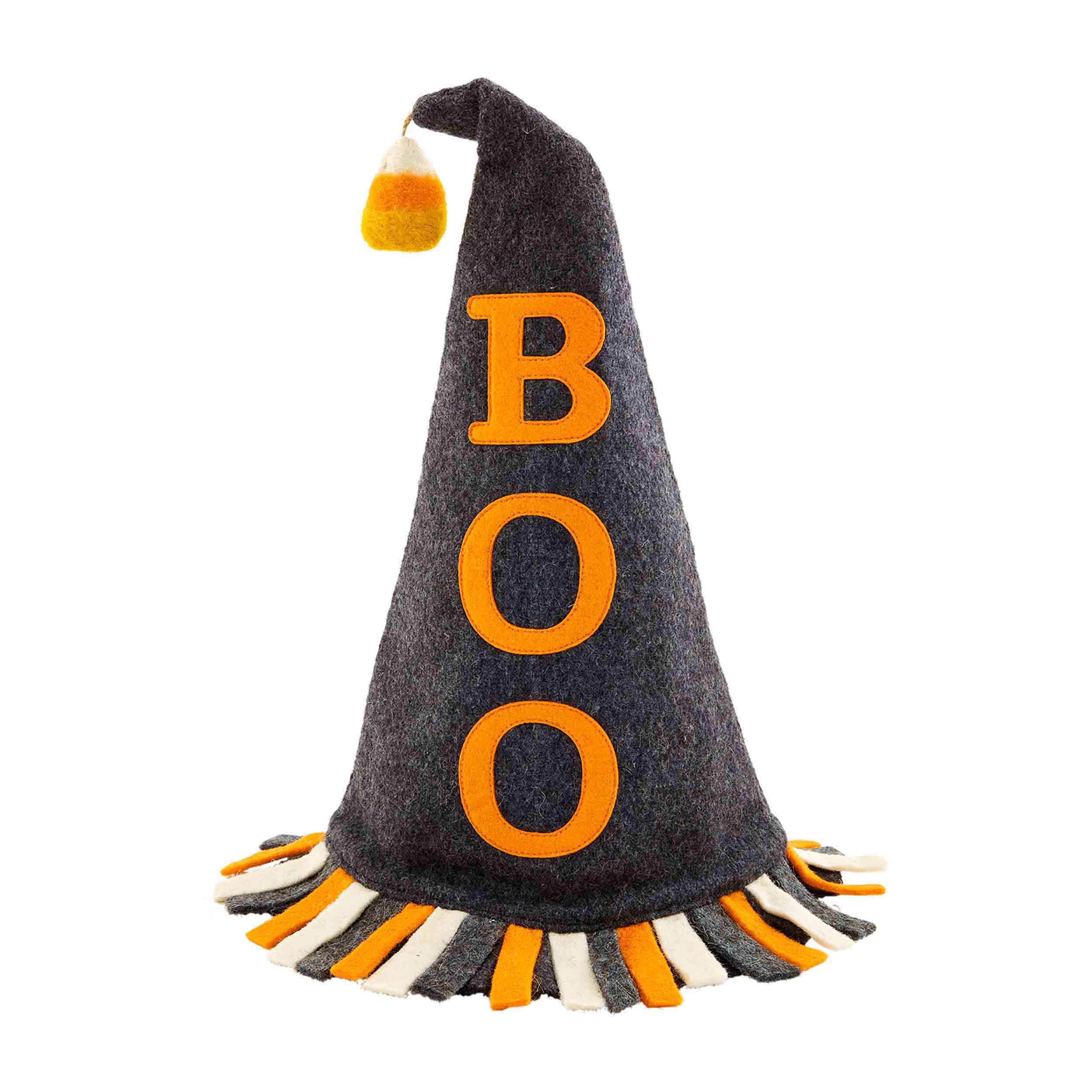 Boo Felt Witch Hat Sitter