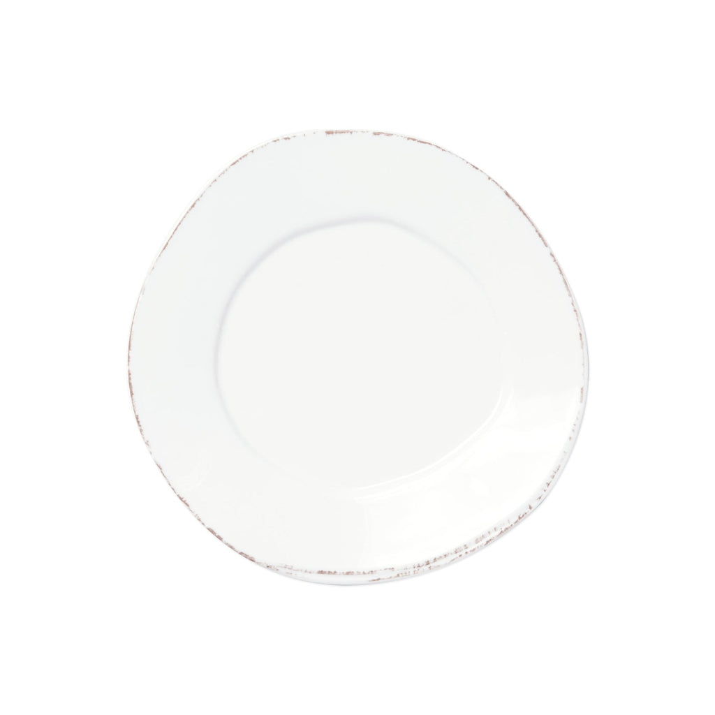 Melamine Lastra White Dinner Plate
