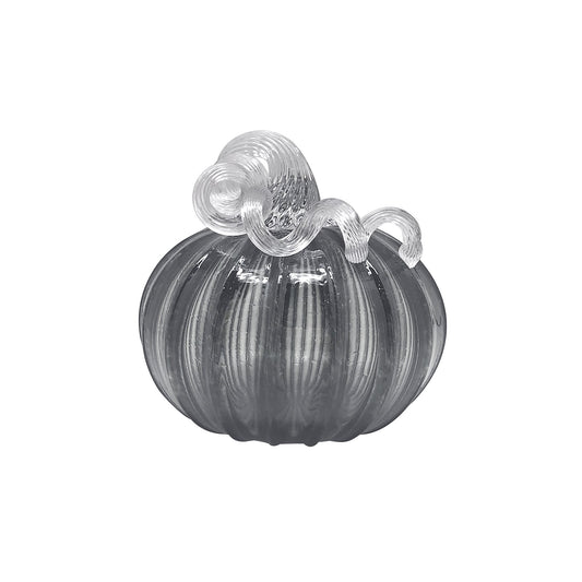 Smoke Glass Large Pumpkin