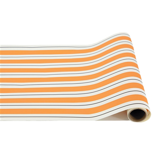 Orange & Black Awning Stripe Runner