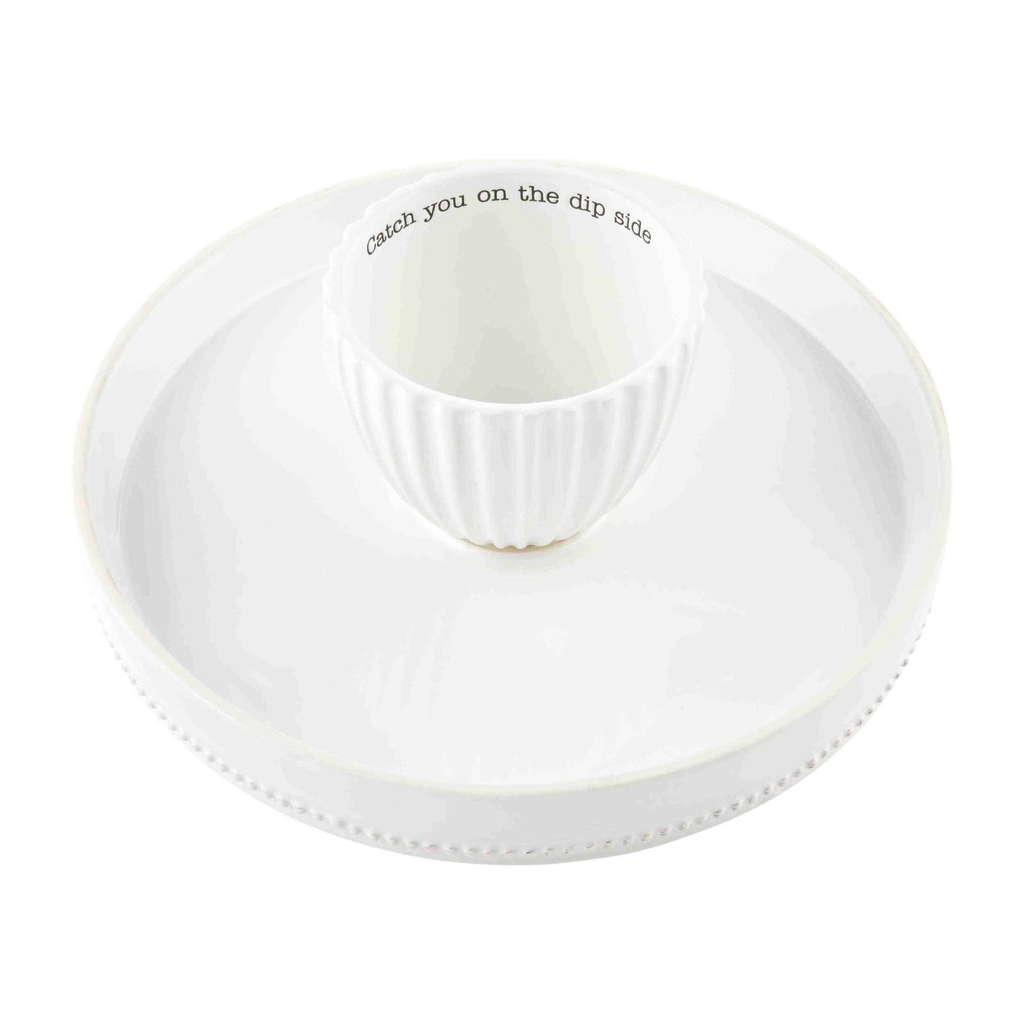 Reversible Pedestal Chip And Dip Set