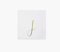 J Papersoft Napkins Monogram Cocktail Napkins (Pack of 20)
