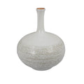 White Round Vase