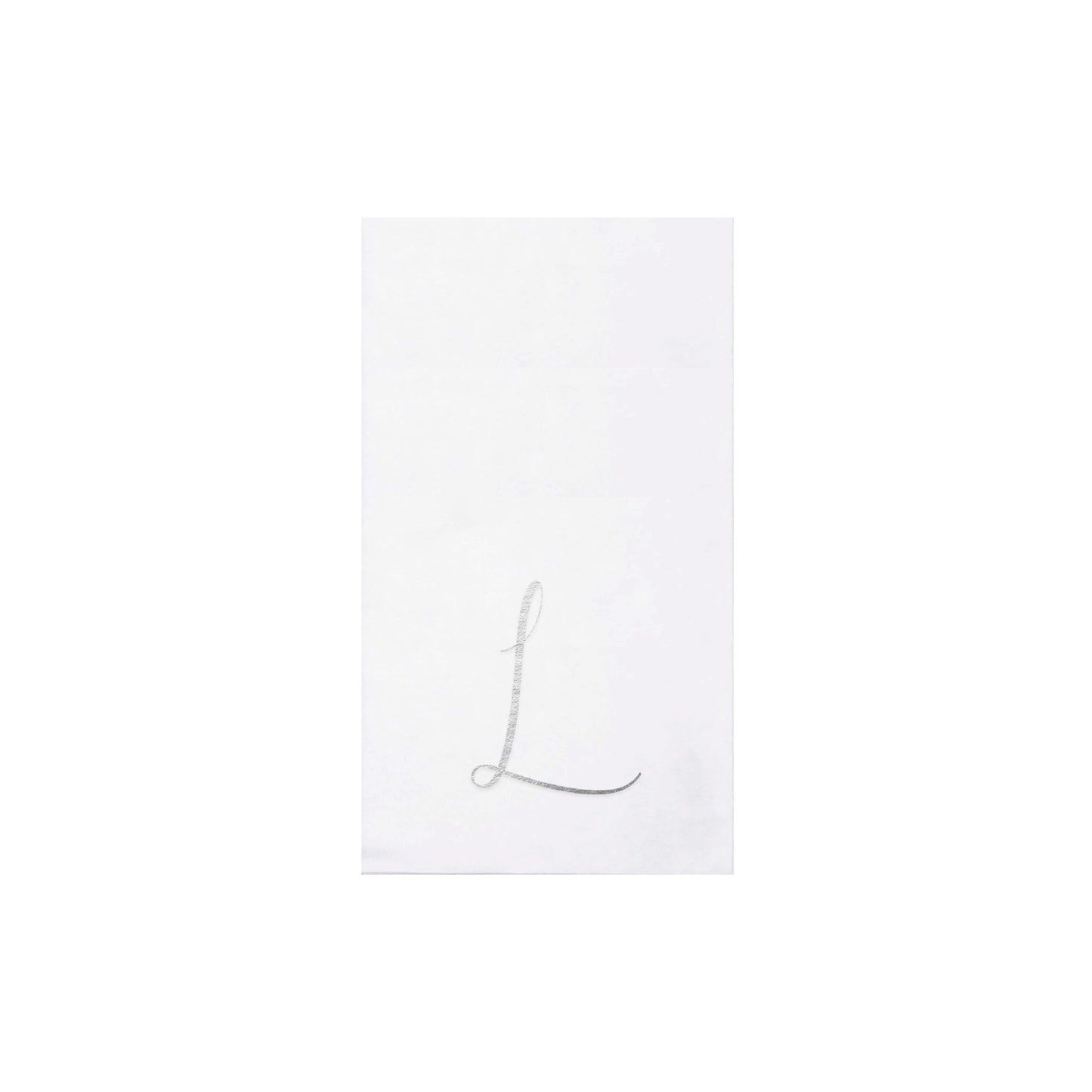 L Papersoft Napkins Monogram Guest Towels (Pack of 20)