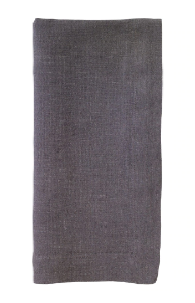 Riviera Gunmetal 22" Napkins, Set of Four