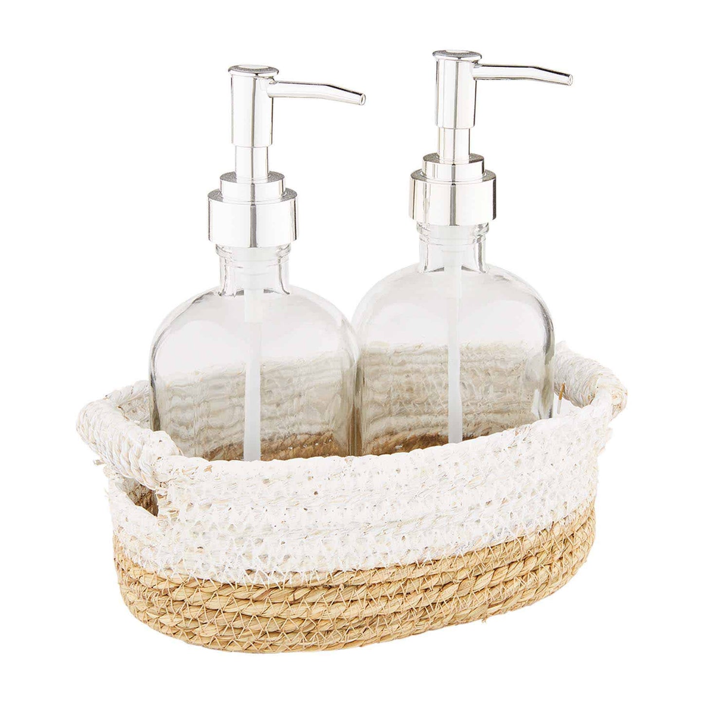 Glass Soap Pump Set