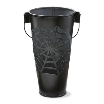 Spider Web Candle Bucket - Gray