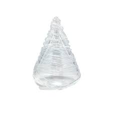 Clear Swirl Large Glass Tree