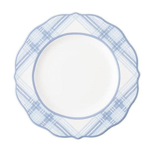 Tartan Chambray Dinner Plate