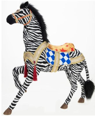 Zebra w/ Saddle