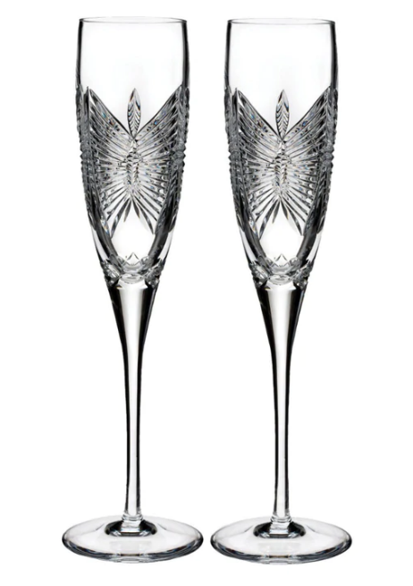 Wedding Toasting Flute Happiness, Set of 2