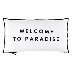 Lumbar Pillow - Welcome to Paradise