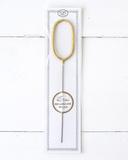 Big Golden Sparkler Wand Letter, O