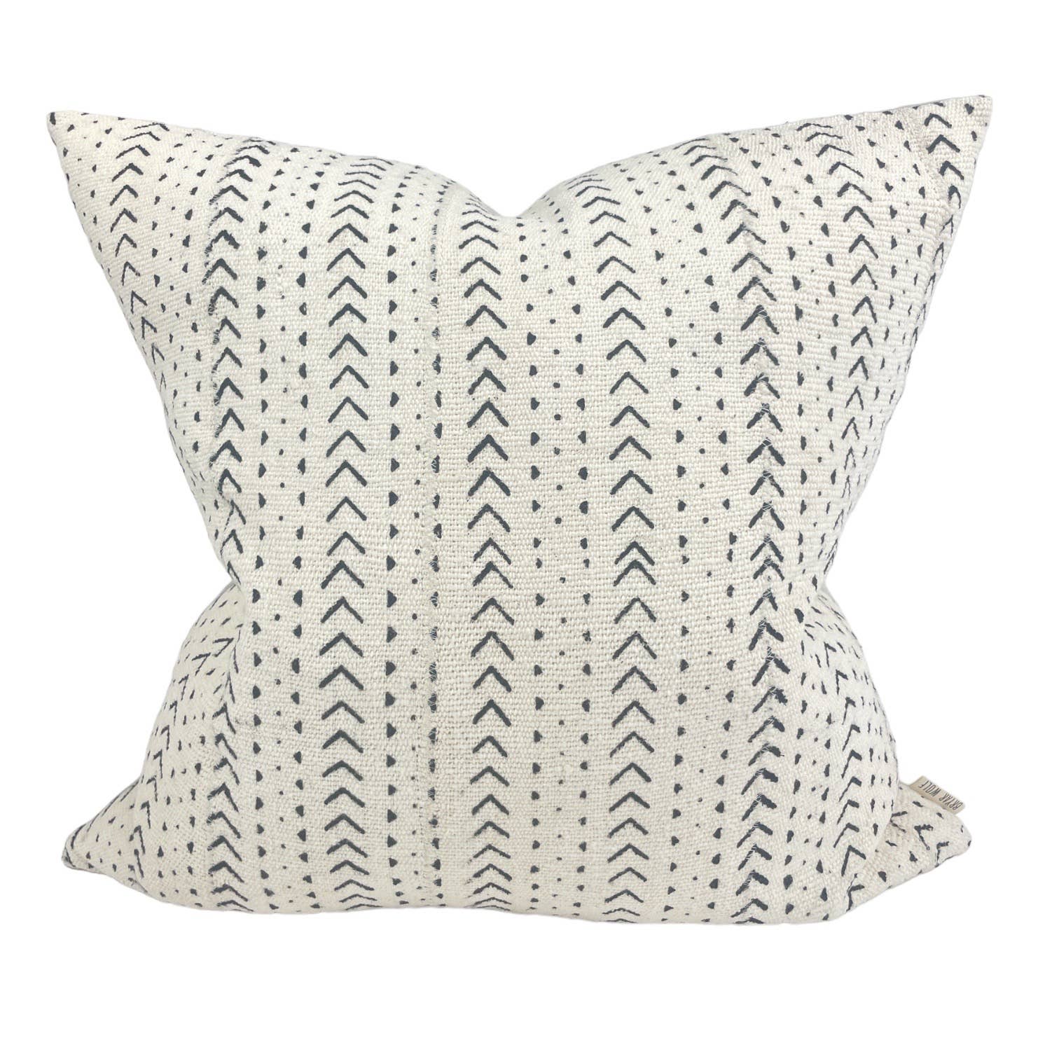 Broken Wolf Pillow Throw Pillows White