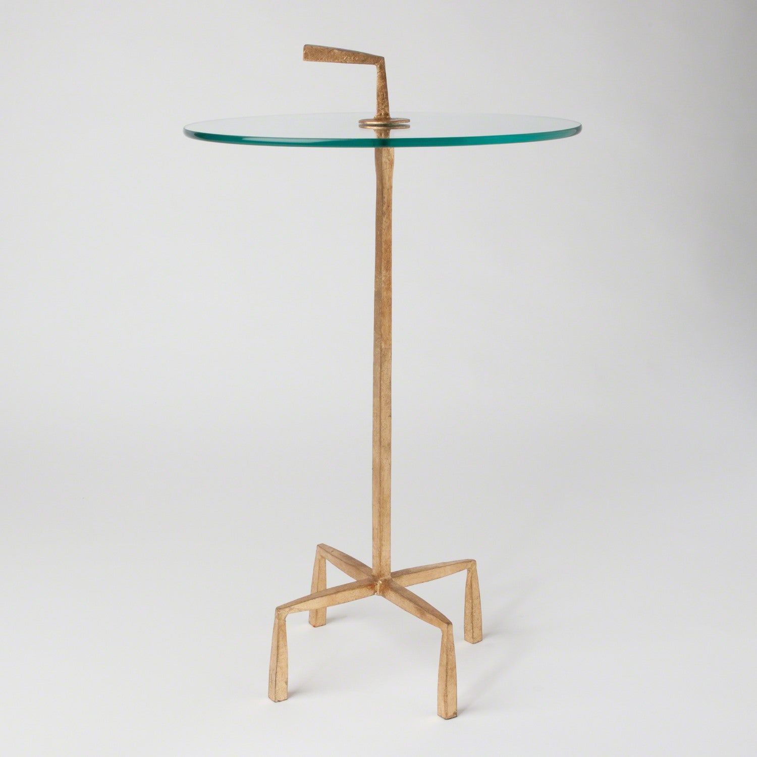 Quad Pod Accent Table-Gold Leaf