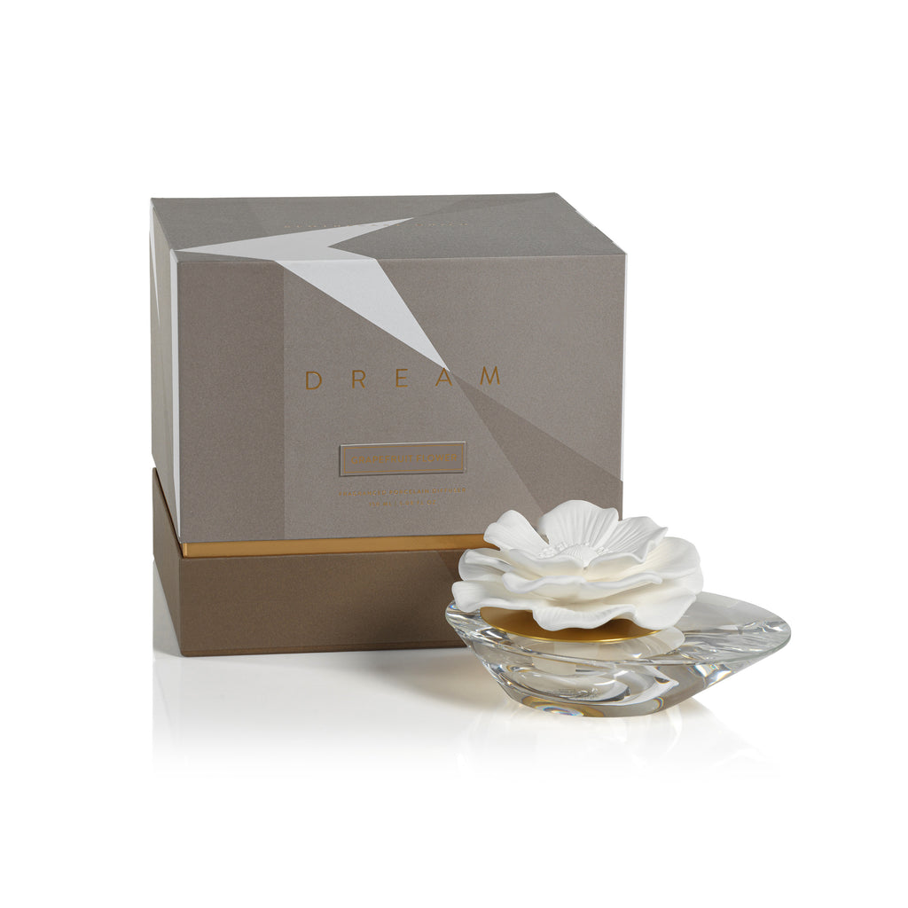 Grapefruit Flower Dream Porcelain Diffuser - Crystal Edition