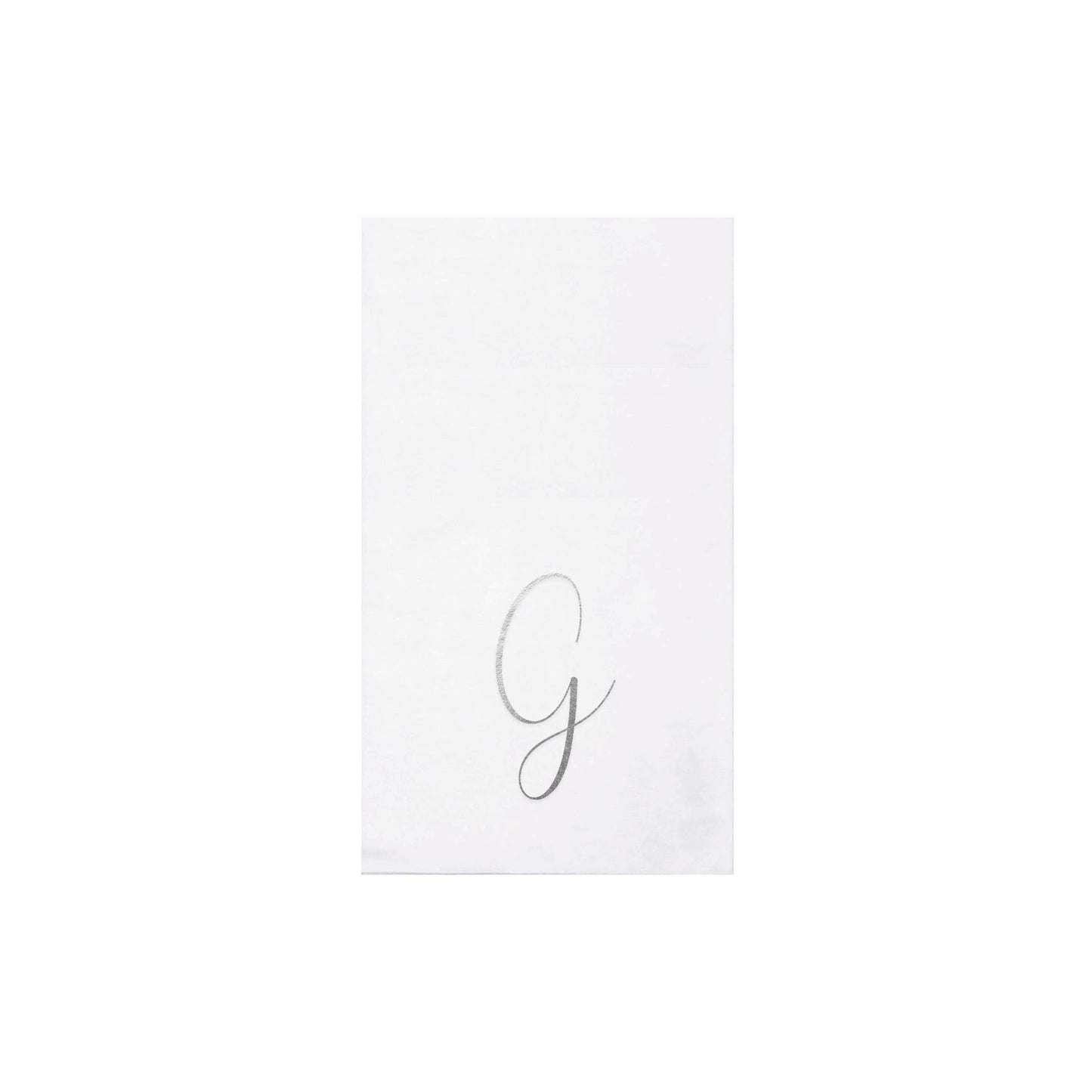 G Papersoft Napkins Monogram Guest Towels (Pack of 20)