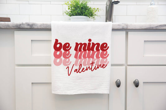 Valentine's Day Be Mine Valentine Kitchen Towel