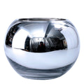 Silver Glass Bowl Medium