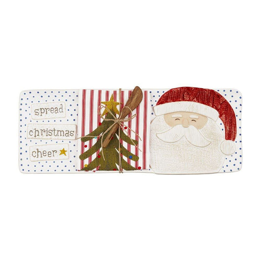 Santa Tree Hostess Tray Set