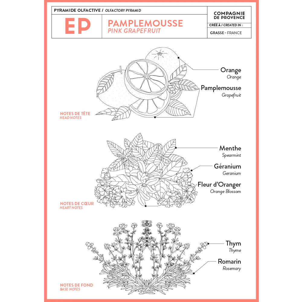 Pink Grapefruit Travel Hand Cream