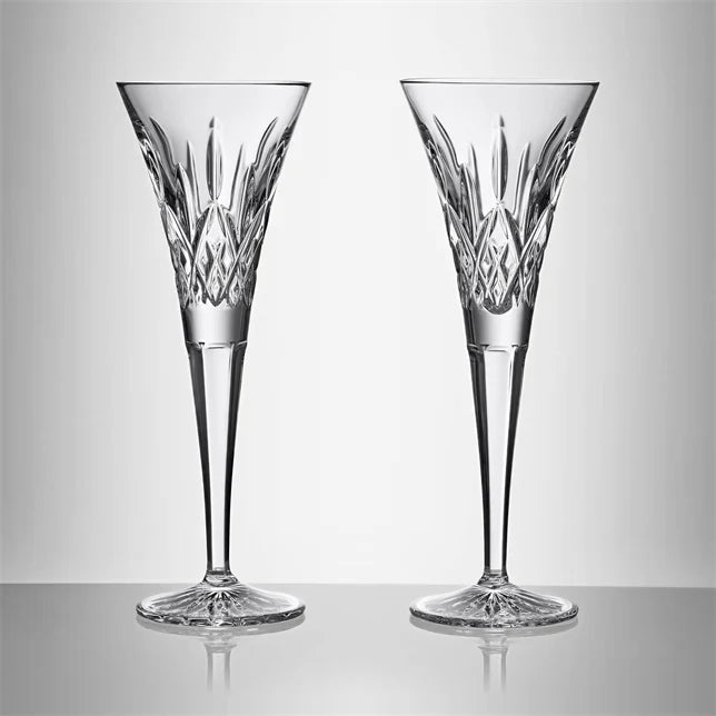 Lismore Toasting Flute, Pair