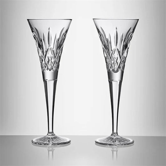 Lismore Toasting Flute, Pair