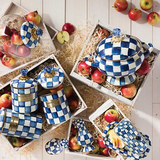 Royal Check Enamel Tureen