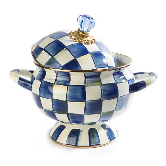 Royal Check Enamel Tureen