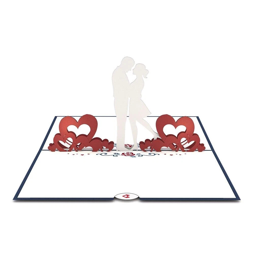 Couple In Love Popup Card