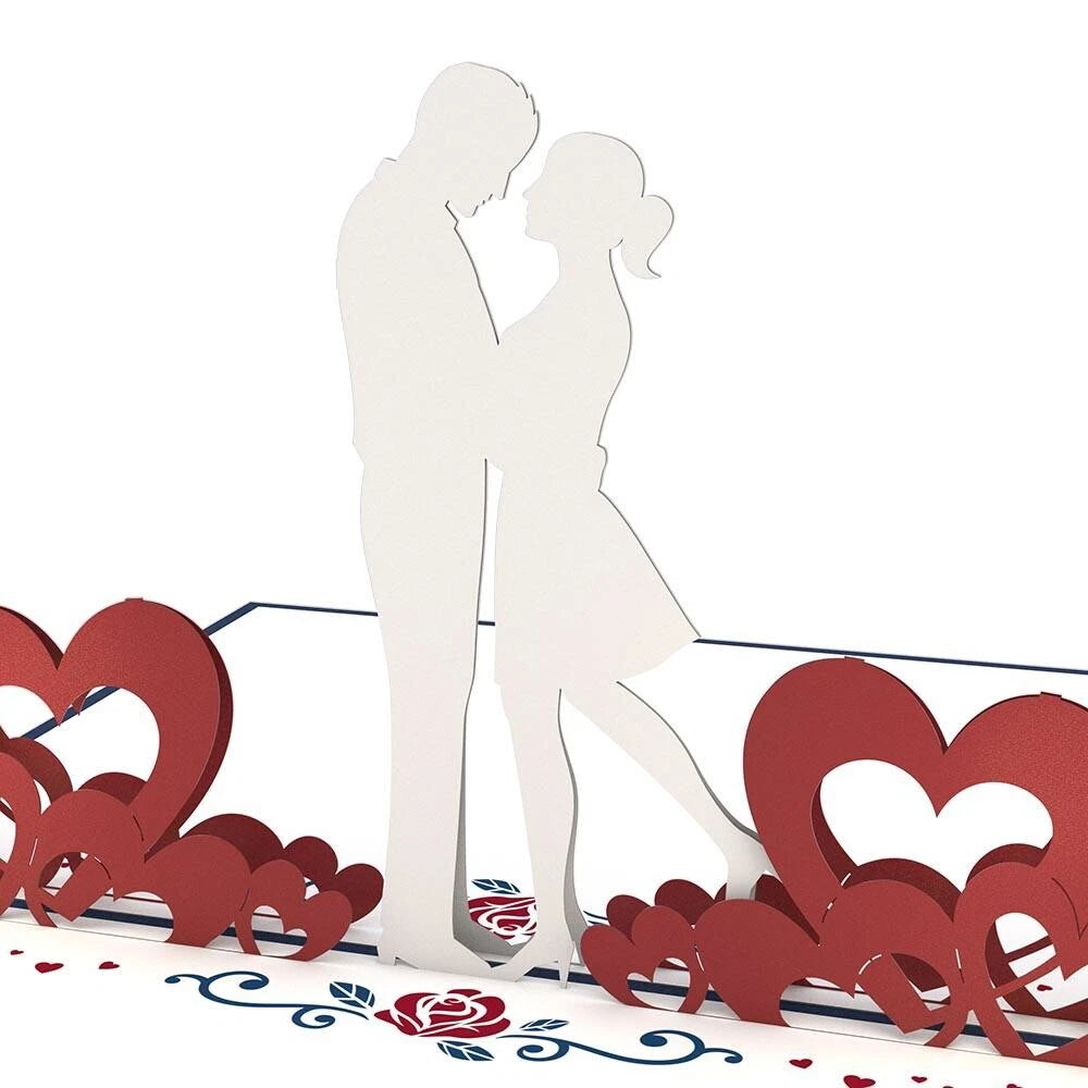 Couple In Love Popup Card