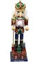Wood Nutcracker Figurine with Countdown Calendar