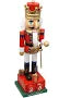Wood Nutcracker Figurine with Countdown Calendar