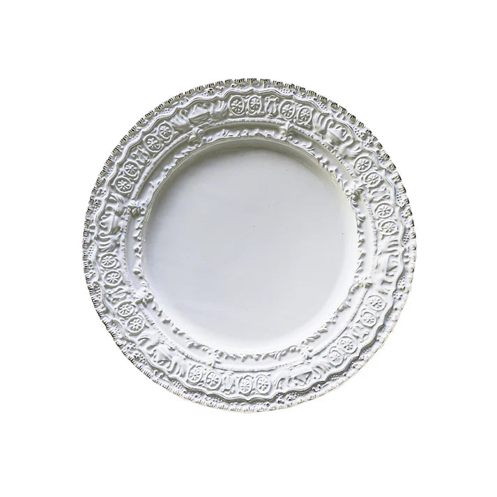 White Renaissance Salad/Dessert Plate