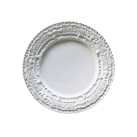 White Renaissance Salad/Dessert Plate