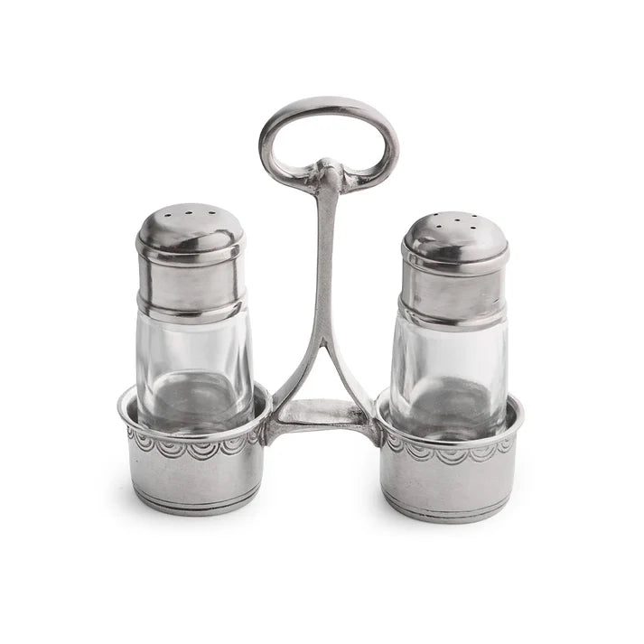 Tavola Tall Salt and Pepper with Caddy