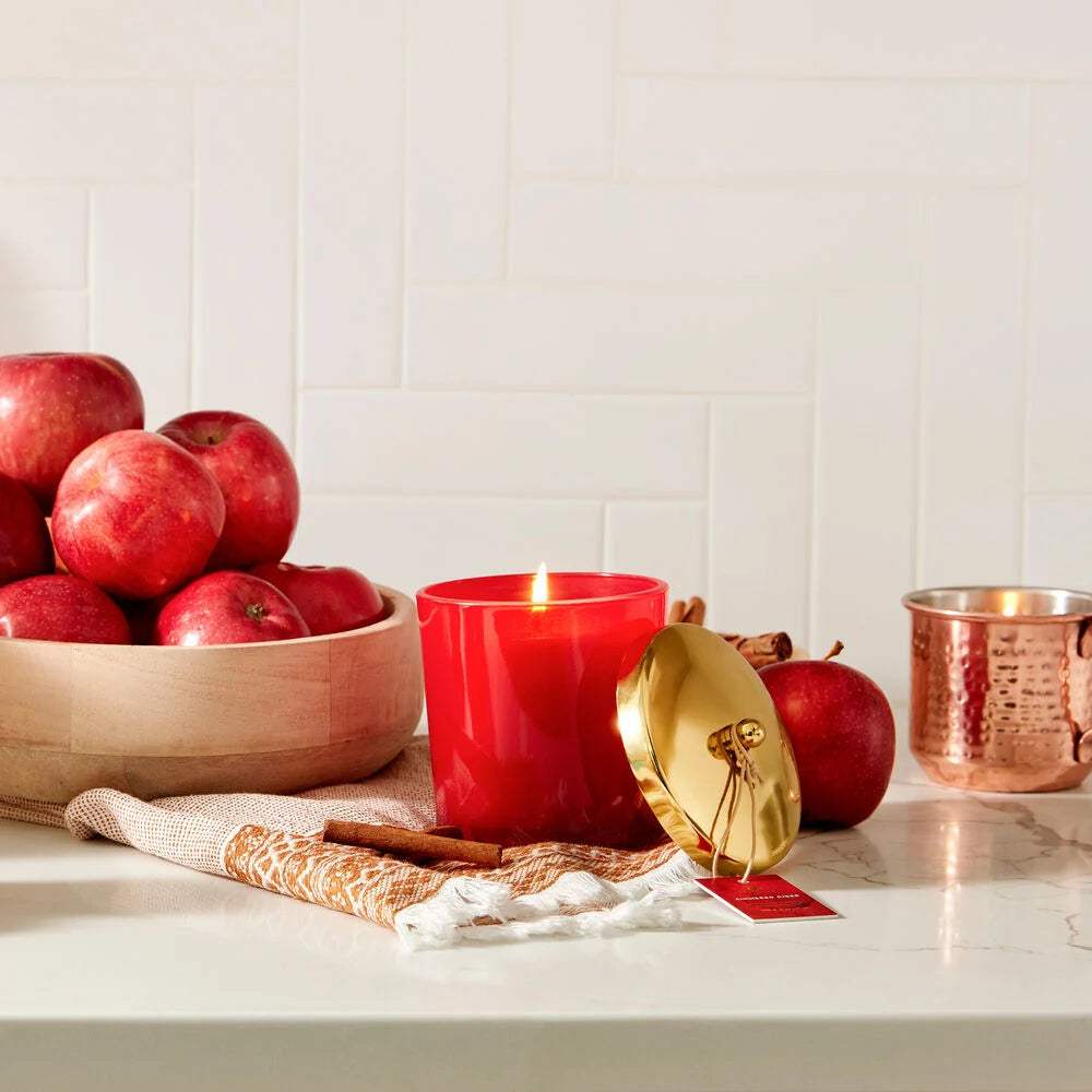 Simmered Cider Harvest Red Poured Candle - Thumbnail 2