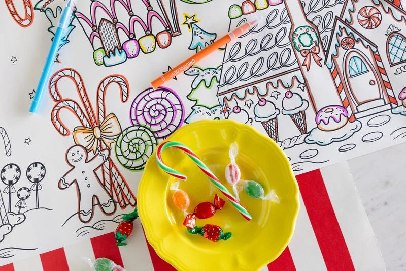 Gingerbread Coloring Runner
