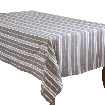 Striped Tablecloth Blue