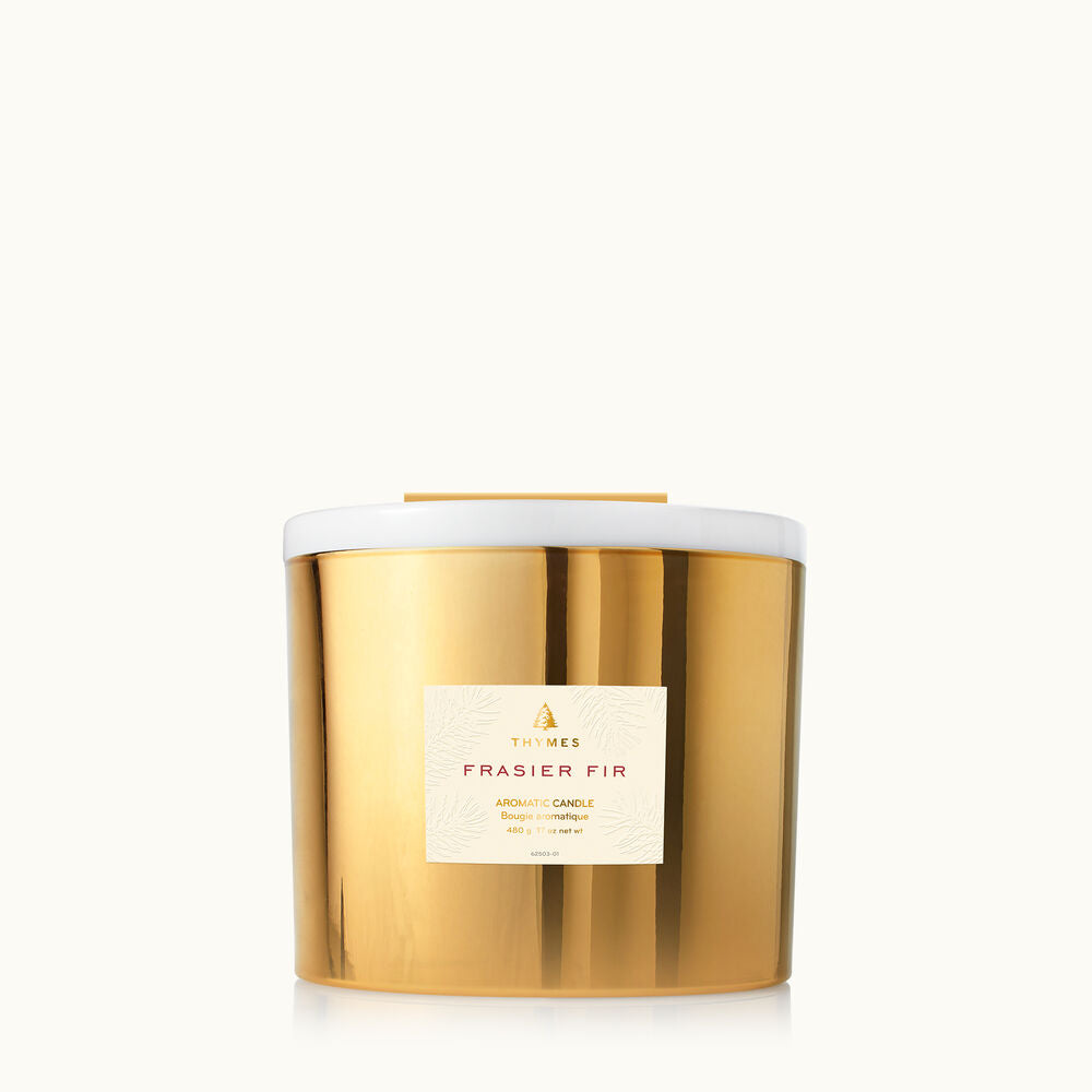 Gilded Poured Candle 3-Wick Gold