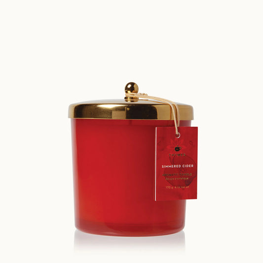 Simmered Cider Harvest Red Poured Candle