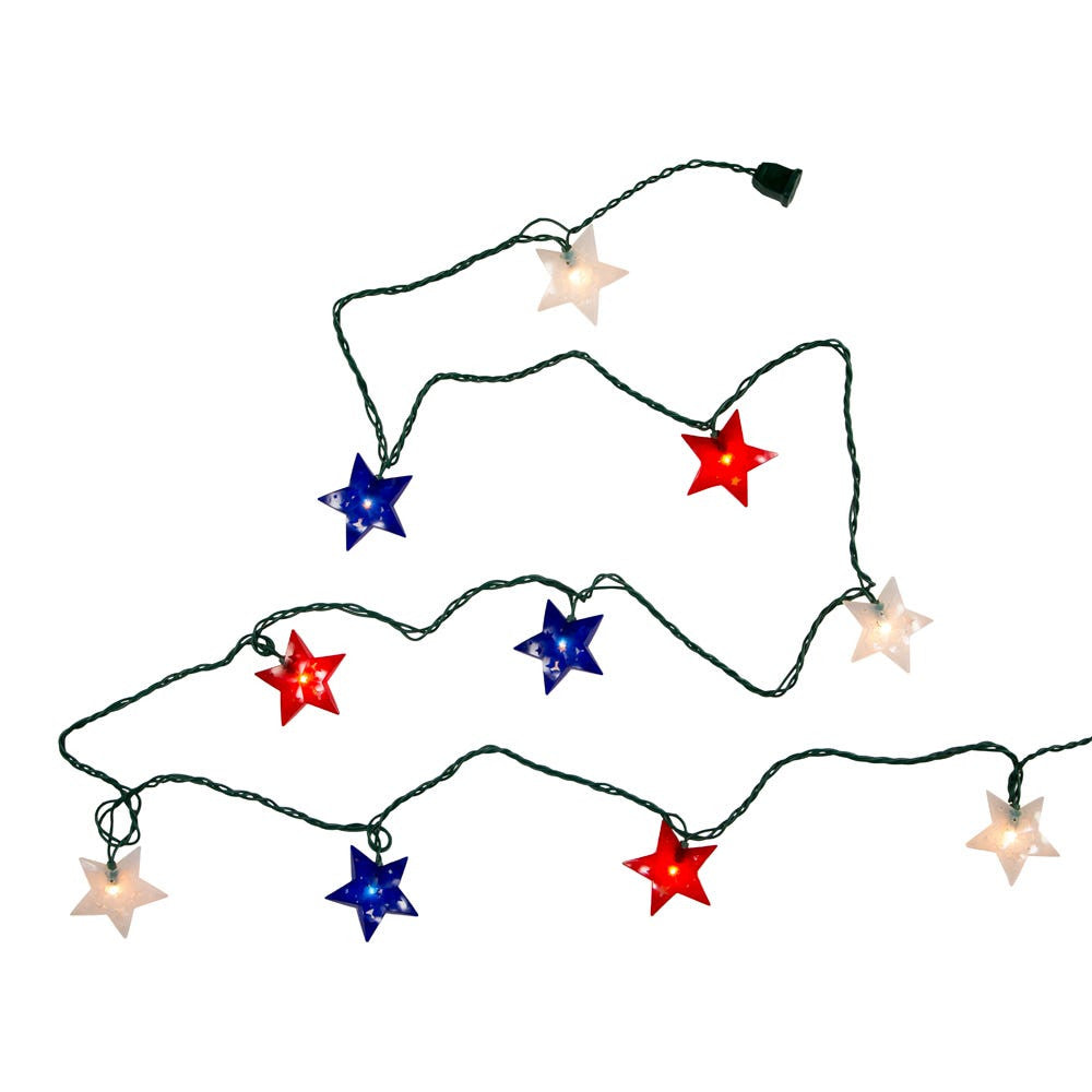 Patriotic Star Light Set With End Connect