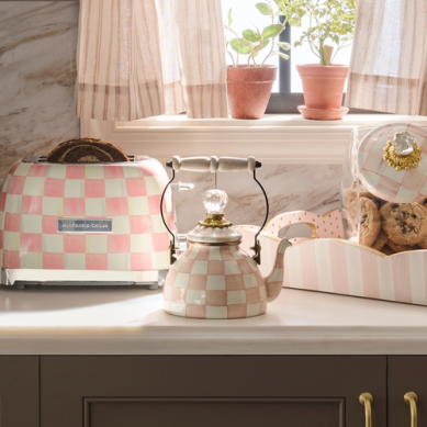 Rosy Check 1 Quart Tea Kettle