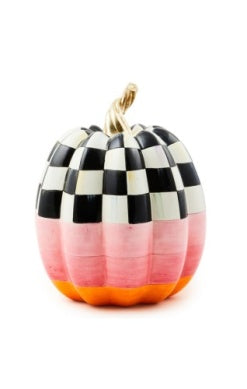 Cotton Candy Medium Check Pumpkin