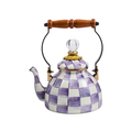 Violet Check 1 Quart Tea Kettle