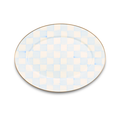 Sky Check Medium Oval Platter