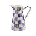 Violet Check Medium Practical Pitcher