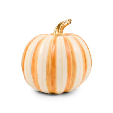 Amber Stripe Medium Pumpkin