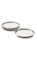 Courtly Check Everyday Lunch Plates, Set of 4